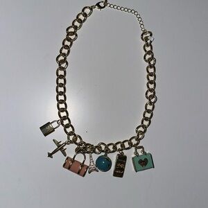 Traveling charm necklace